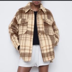 Zara shirt jacket